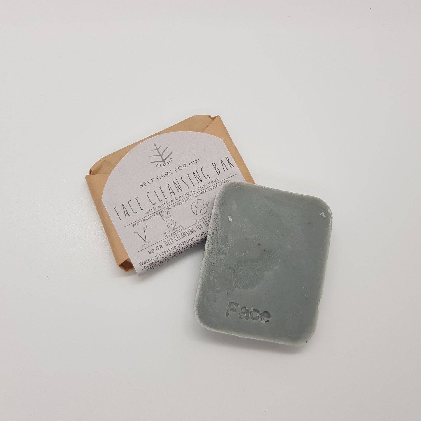 SELF CARE FOR HIM - Charcoal face cleansing bar