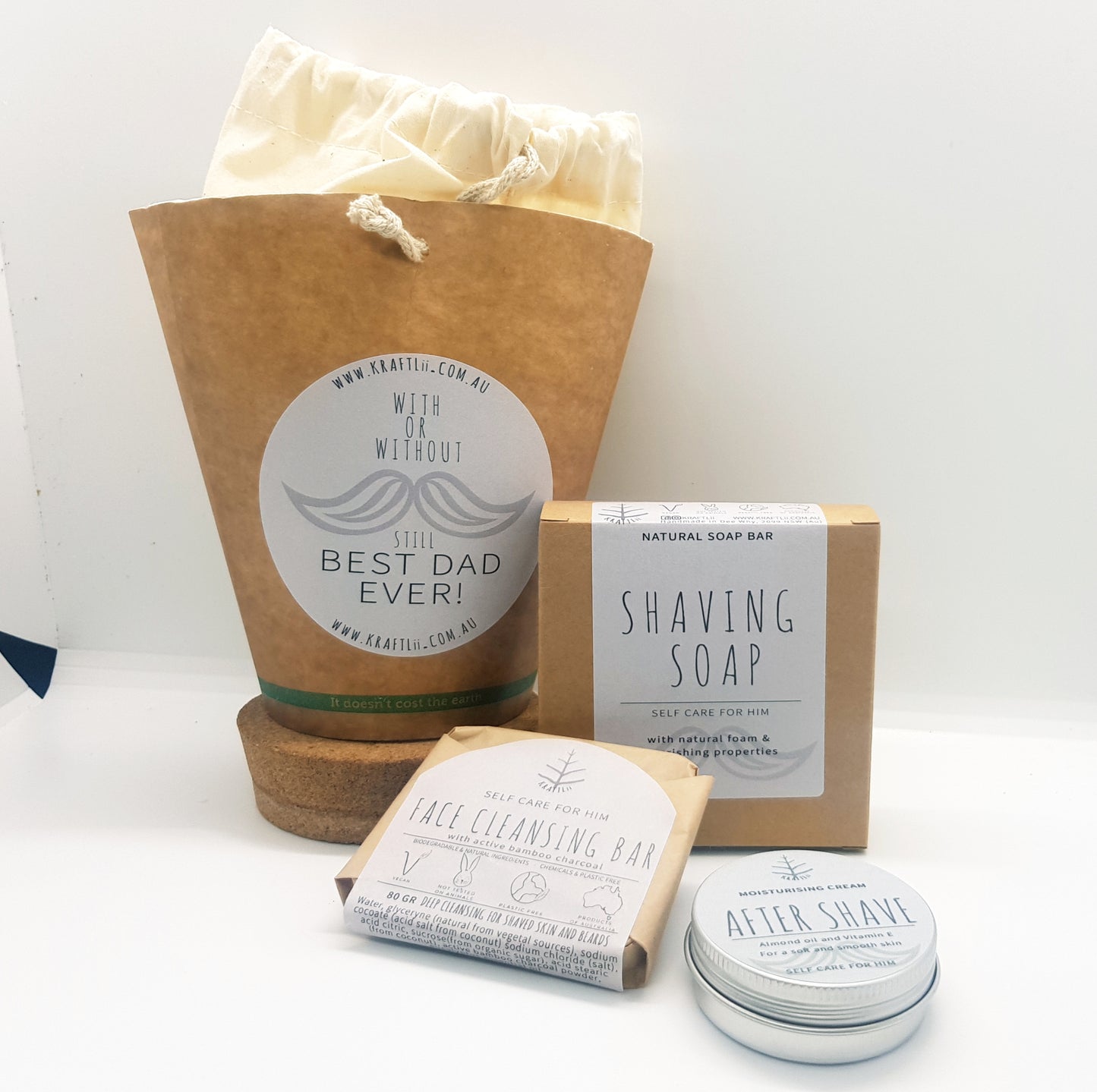 SELF CARE FOR HIM - Charcoal face cleansing bar