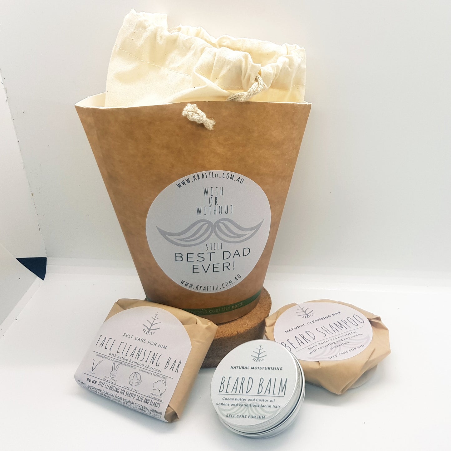 SELF CARE FOR HIM - Charcoal face cleansing bar